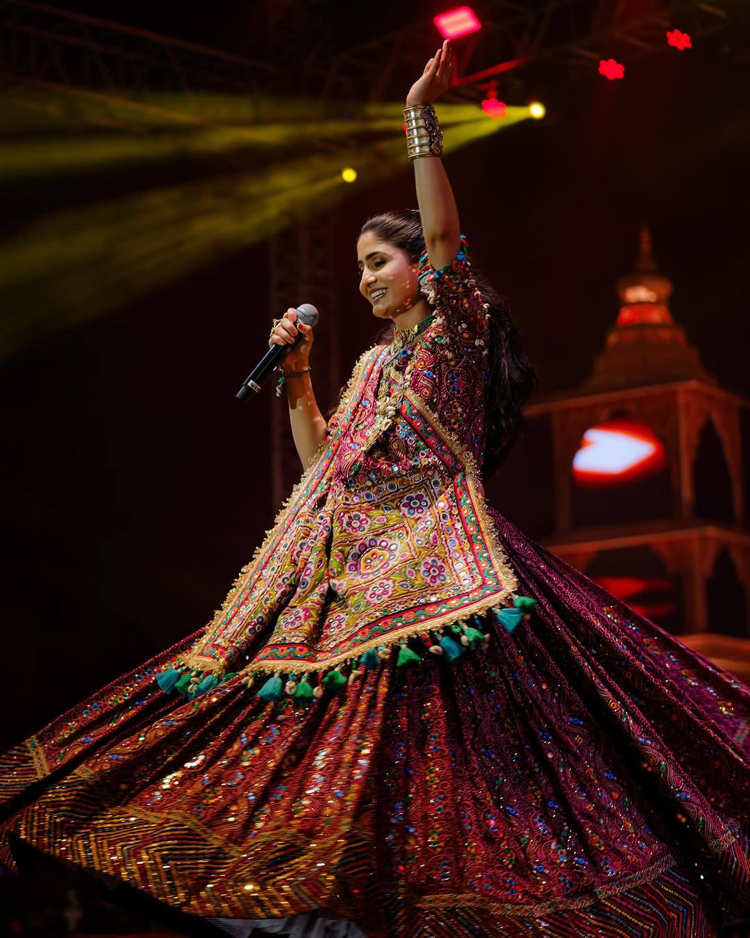 Rustic Royal Gamthi Navratri Lehanga Choli set