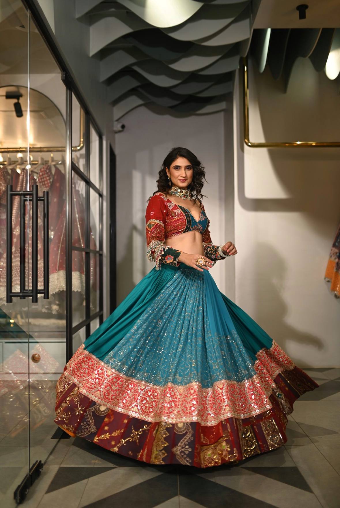 Heritage Threads of Navratri Lehanga Choli Set