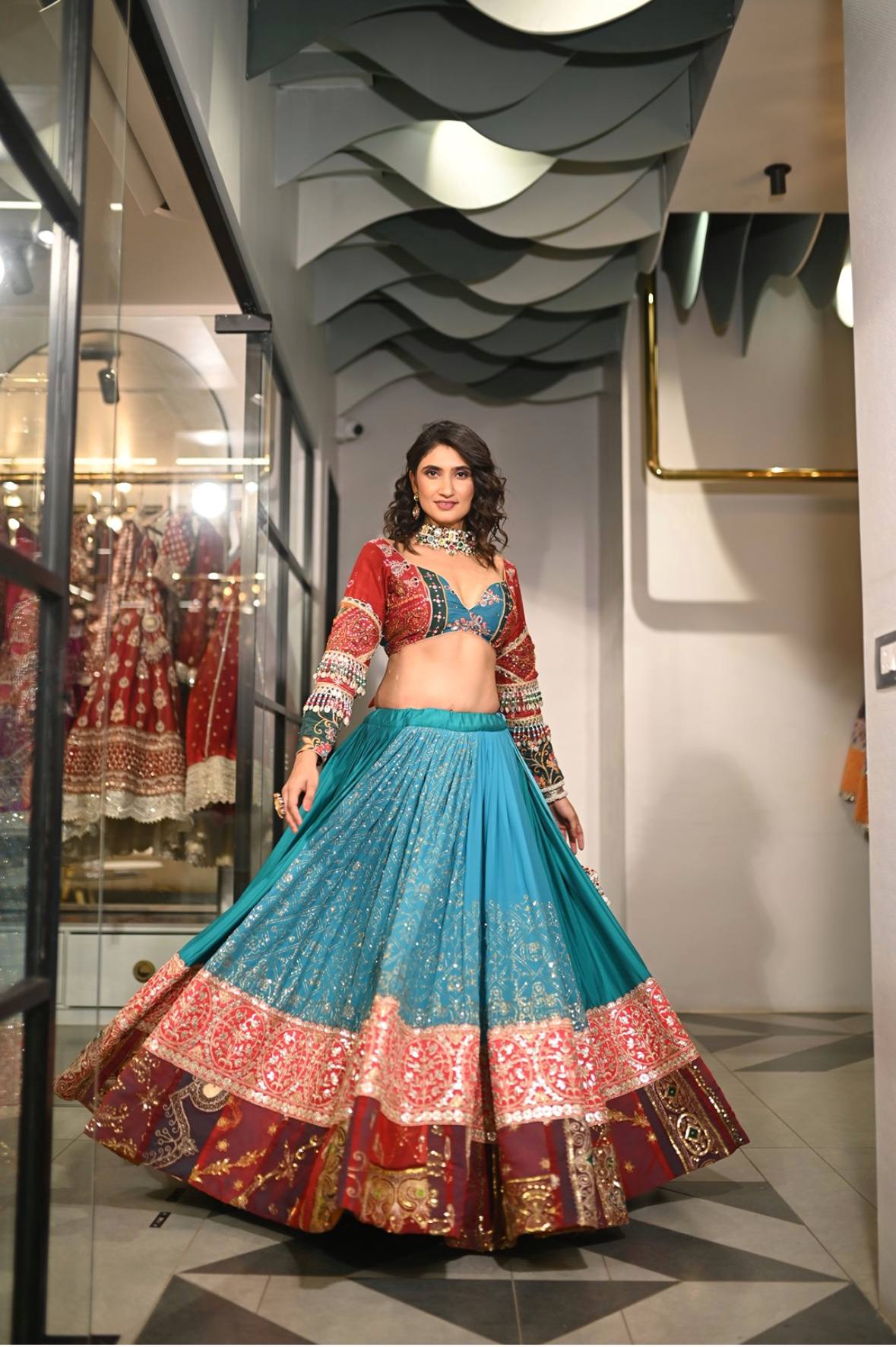 Heritage Threads of Navratri Lehanga Choli Set