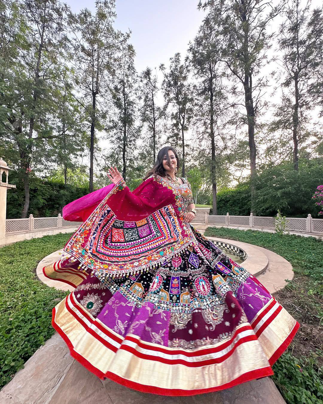 Grace in Every Spin Navratri Lehanga Choli Set
