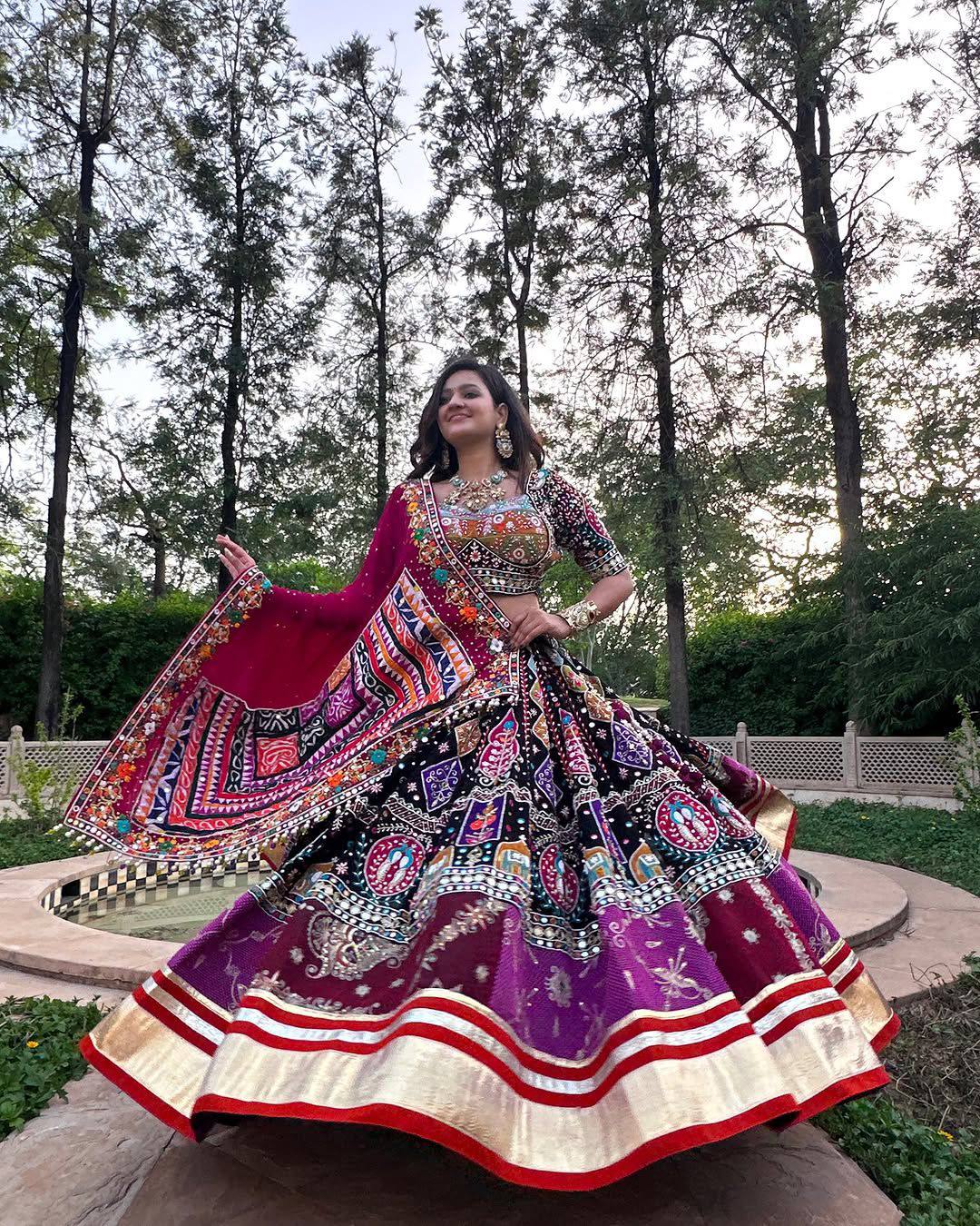Grace in Every Spin Navratri Lehanga Choli Set