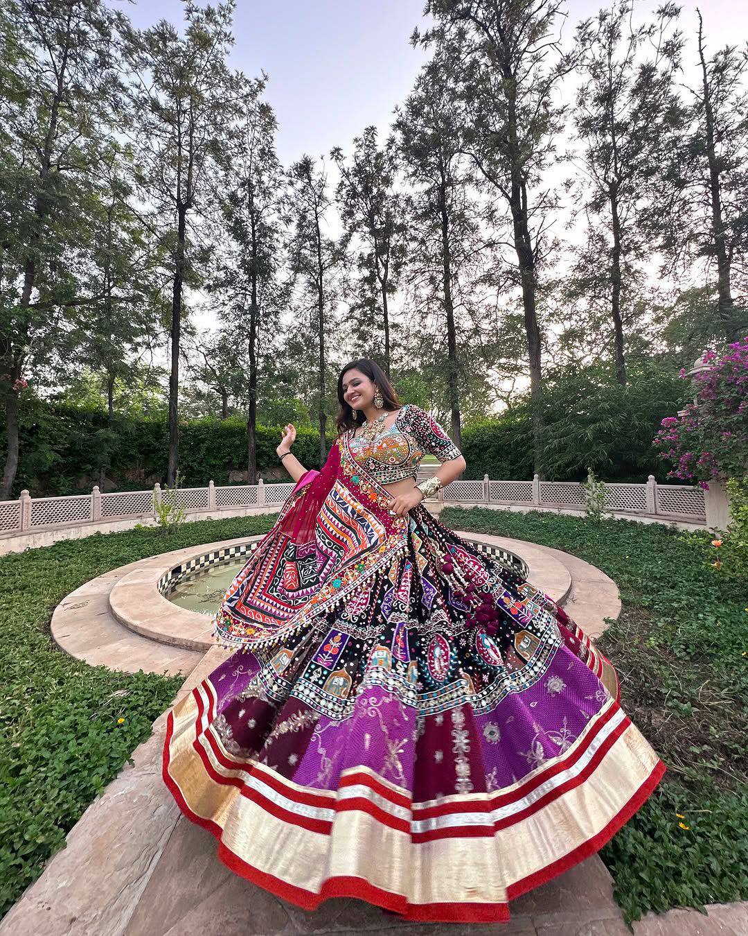 Grace in Every Spin Navratri Lehanga Choli Set