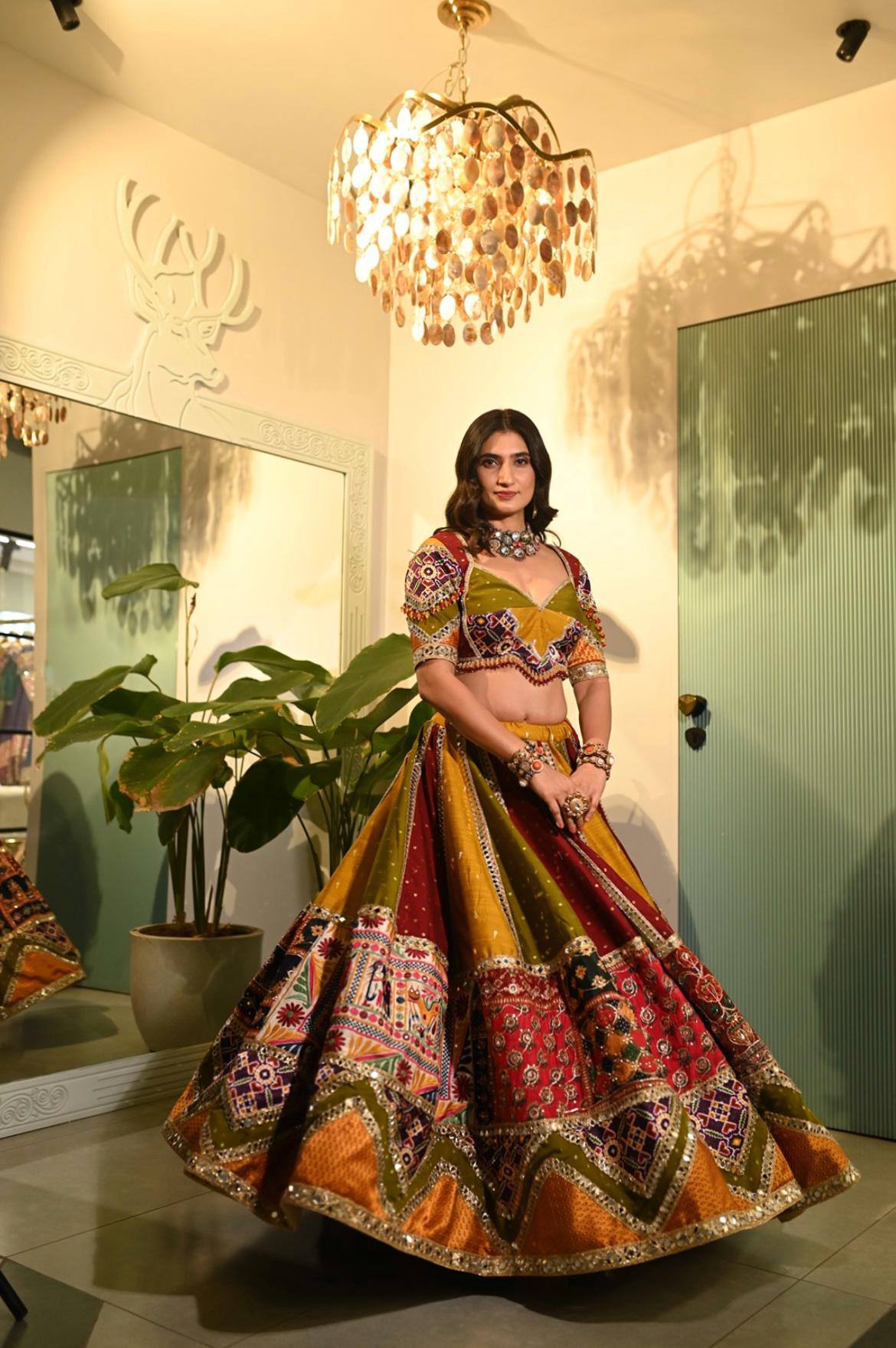 Grace in Every Spin Navratri Lehanga Choli Set