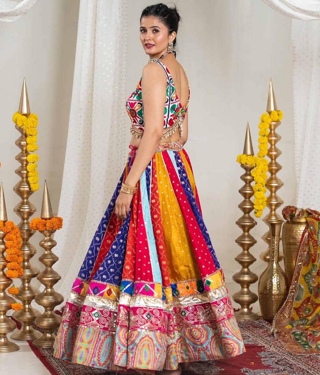 Raas Rang Multicolor Navratri Lehenga Choli