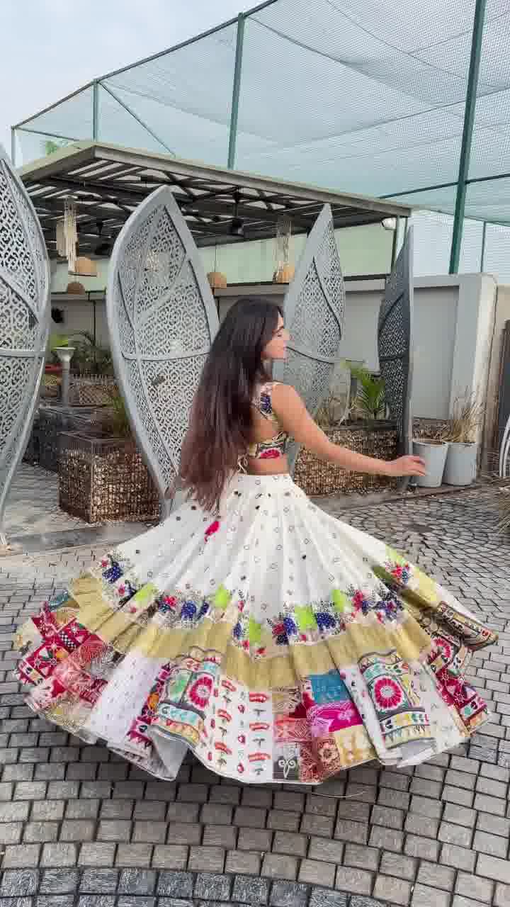 Raas Rachayi Patchwork Lehenga Choli