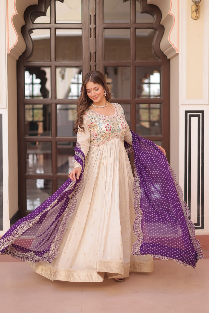 Dupatta Manjari: Regal Radiance in Layers