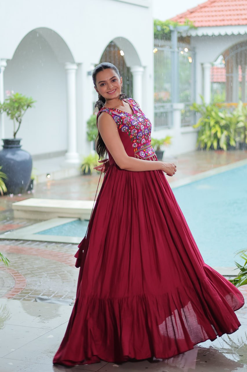 Wrapped in Tradition Woven with Gold A Gown of Timeless Grace