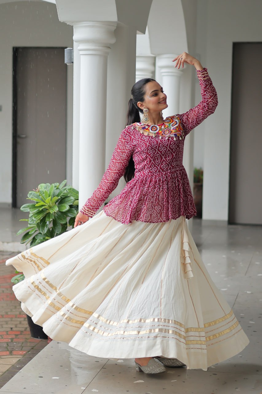 The rich Indian craftsmanship in the mirror work patch