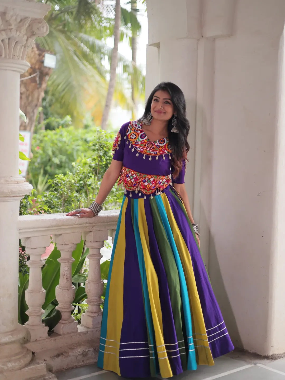 Vibrant Twirl – Traditional Elegance in Motion