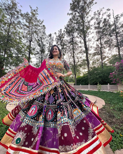 Grace in Every Spin Navratri Lehanga Choli Set