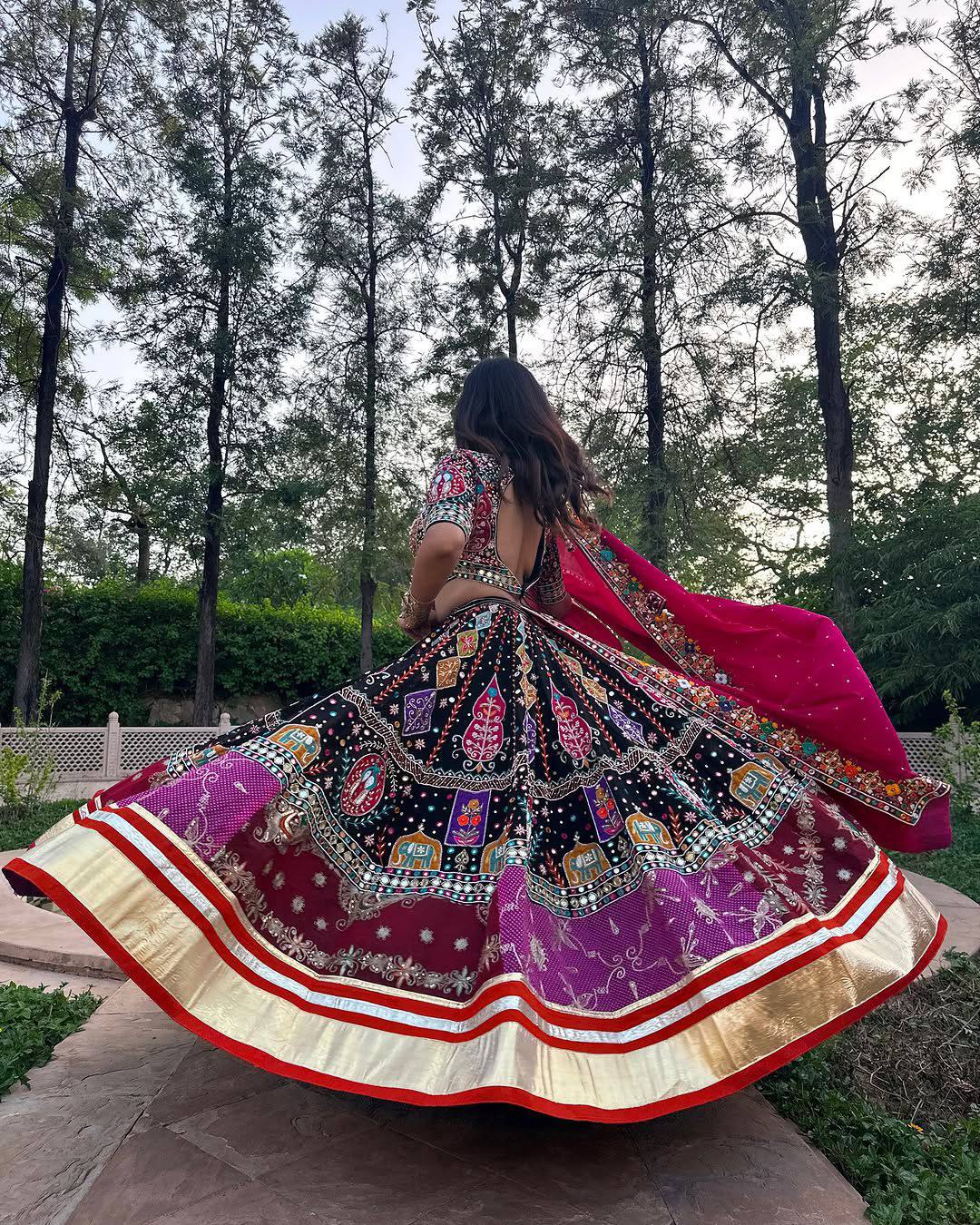 Grace in Every Spin Navratri Lehanga Choli Set