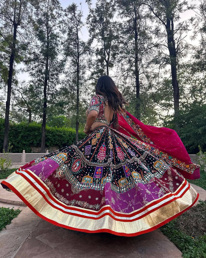 Grace in Every Spin Navratri Lehanga Choli Set