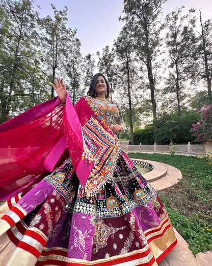 Grace in Every Spin Navratri Lehanga Choli Set