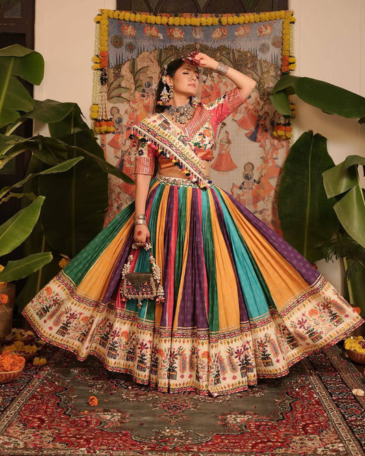 Colors of Heritage Navratri Lehanga Choli Set