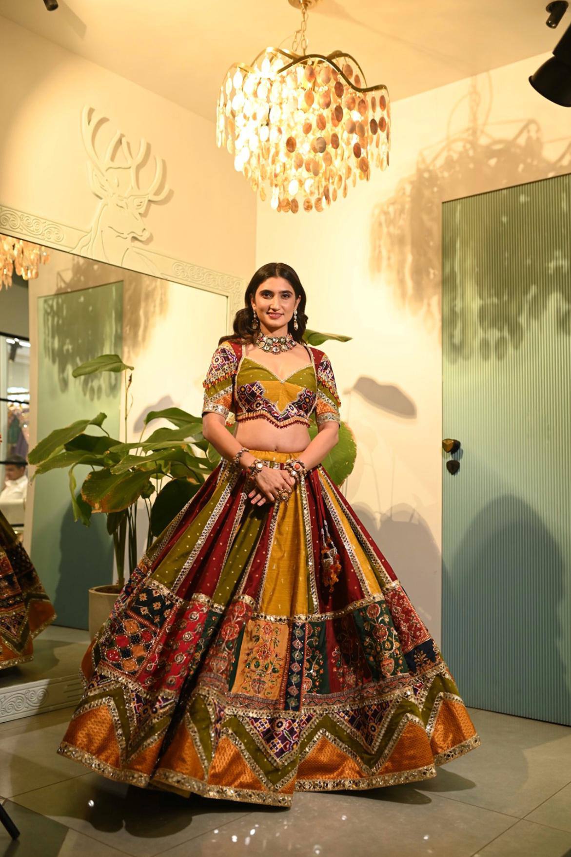 Grace in Every Spin Navratri Lehanga Choli Set