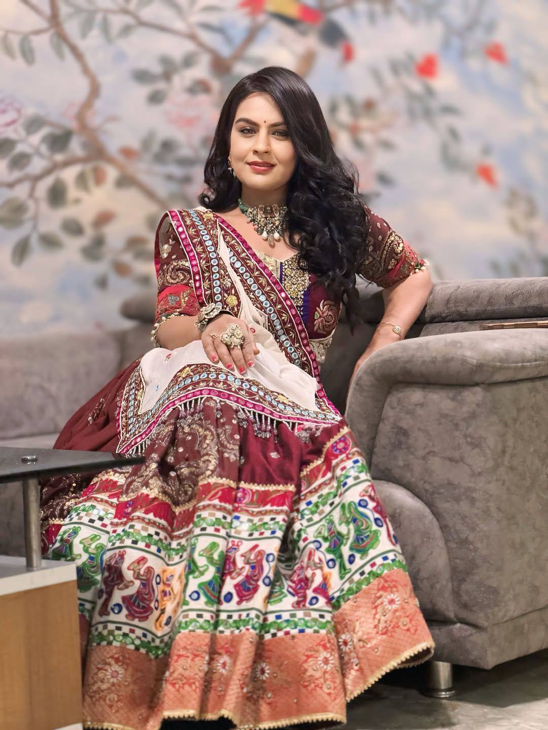 Royal Elegance in Handcrafted Heritage Lehenga Choli Set