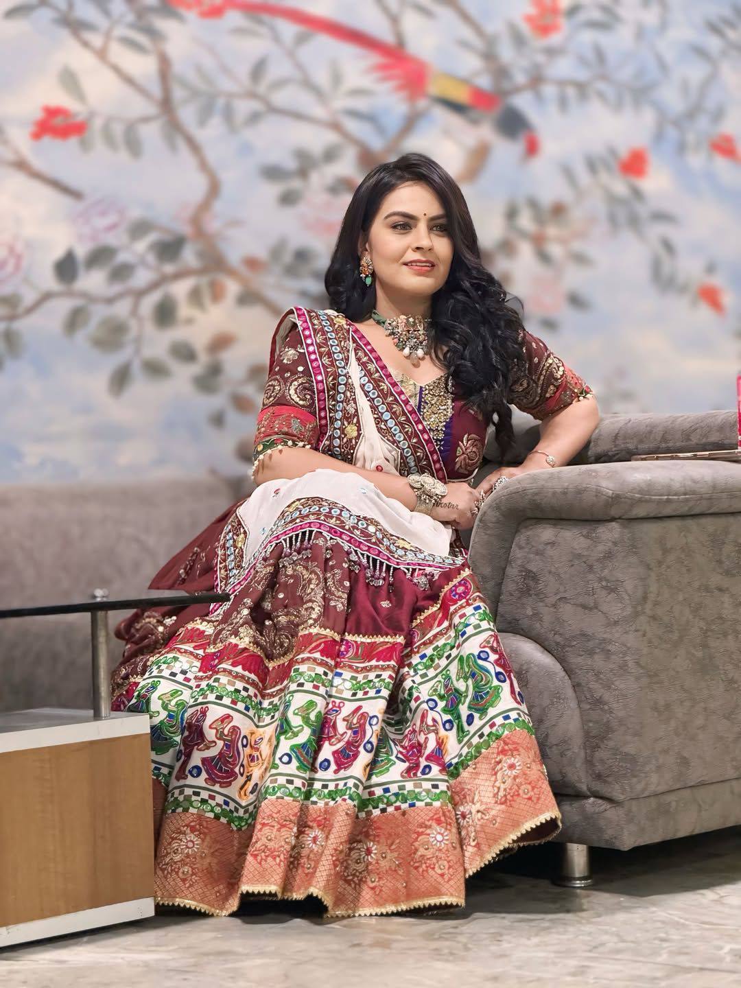 Royal Elegance in Handcrafted Heritage Lehenga Choli Set