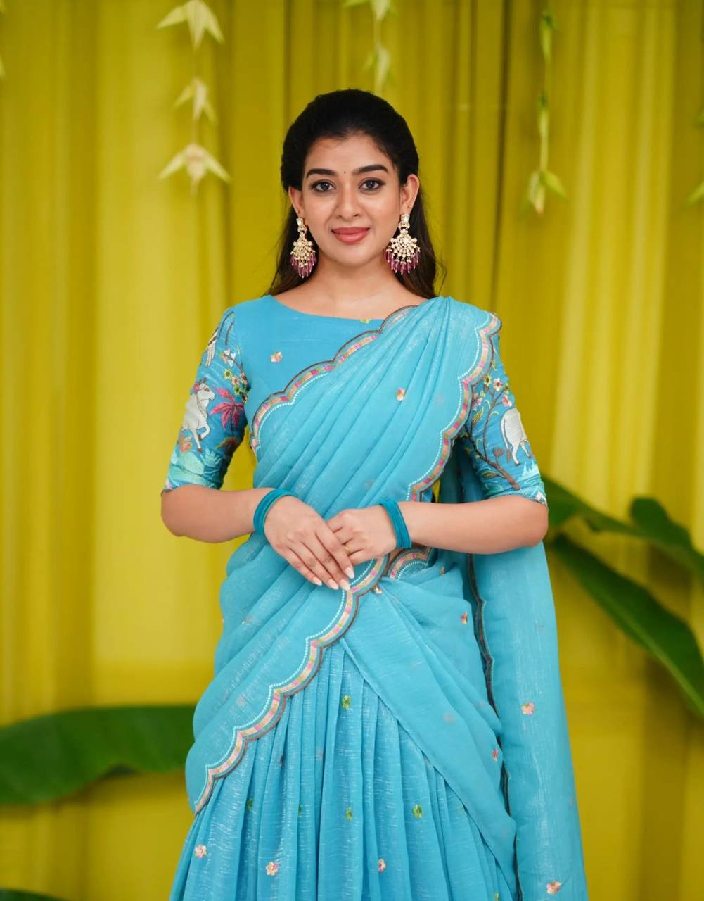 Prachi  Chinon Embroidery Work Lehenga Choli