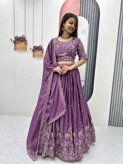 Shefali Desighner Chinon Lehenga Choli