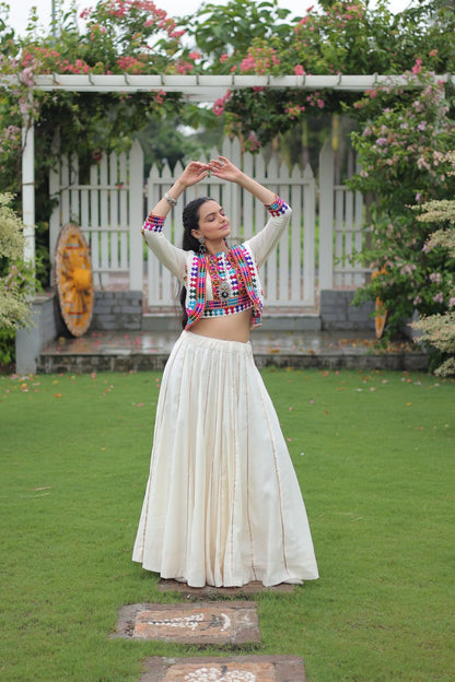 Festival of Twirls Gota Patti Lace Lehenga Top