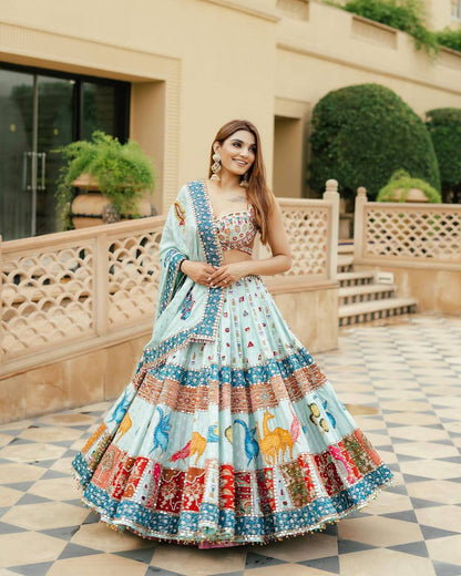 Banjara Noor Multicolour Tribal Patchwork Lehenga Choli