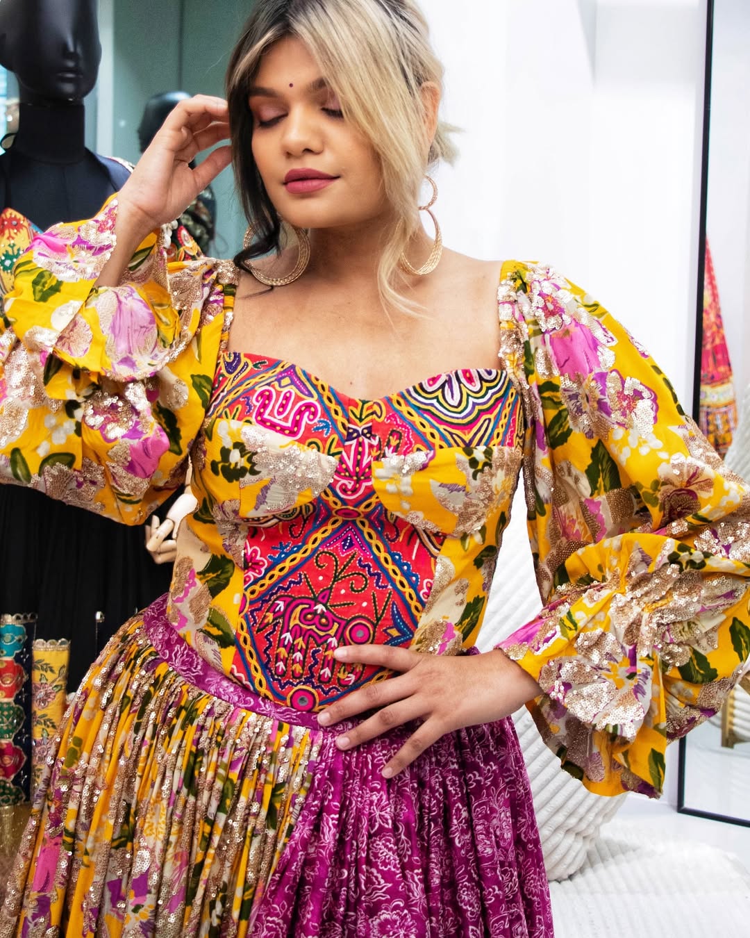 Royal Banarasi Navratri Lehenga