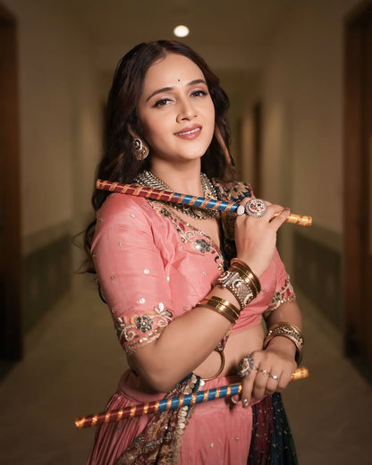 PeachPatola Charm Lehenga