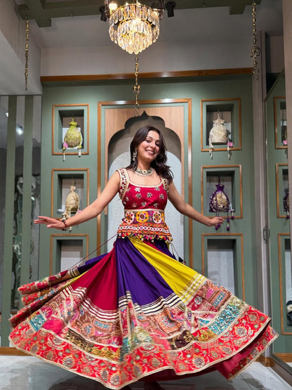 Multicolor Navratri Splendor Lehenga