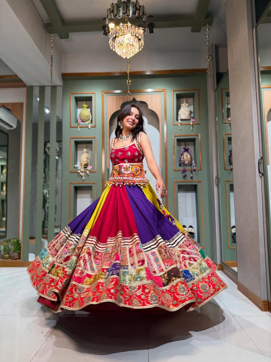 Multicolor Navratri Splendor Lehenga