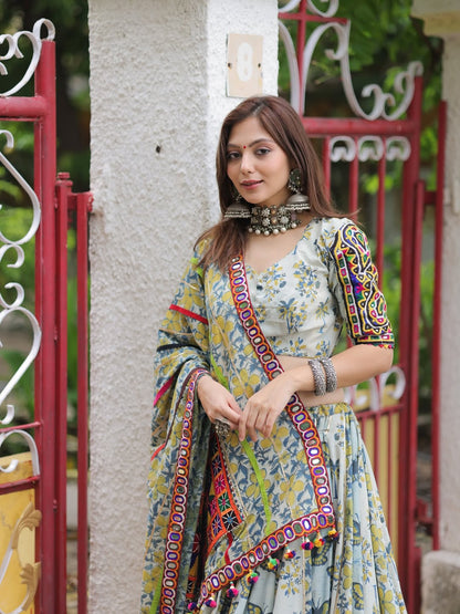Multicolor Patchwork Lehenga