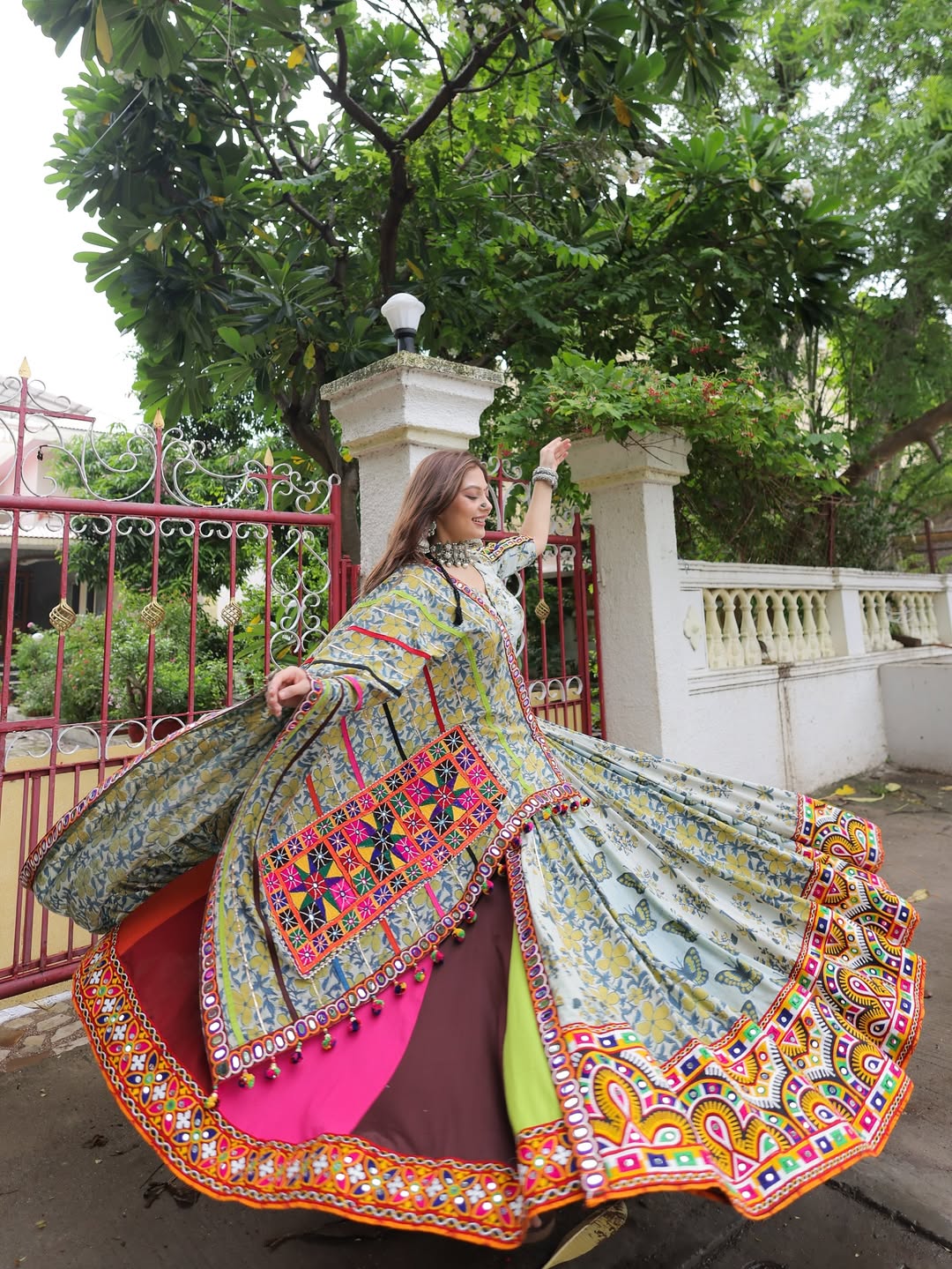Multicolor Patchwork Lehenga