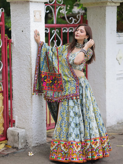 Multicolor Patchwork Lehenga