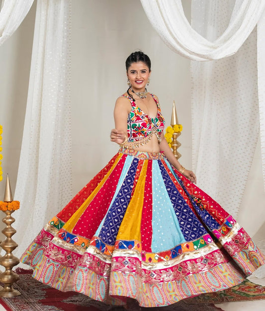 Raas Rang Multicolor Navratri Lehenga Choli