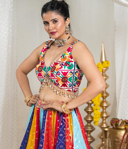 Raas Rang Multicolor Navratri Lehenga Choli