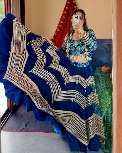 NeelRang Raas  Lehenga Choli