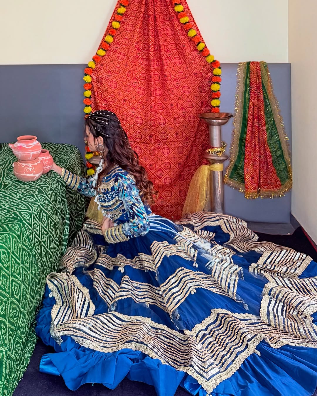 NeelRang Raas  Lehenga Choli