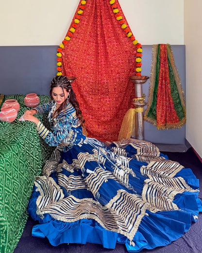 NeelRang Raas  Lehenga Choli