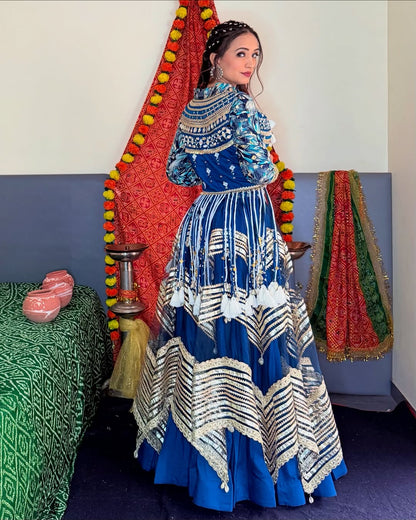 NeelRang Raas  Lehenga Choli