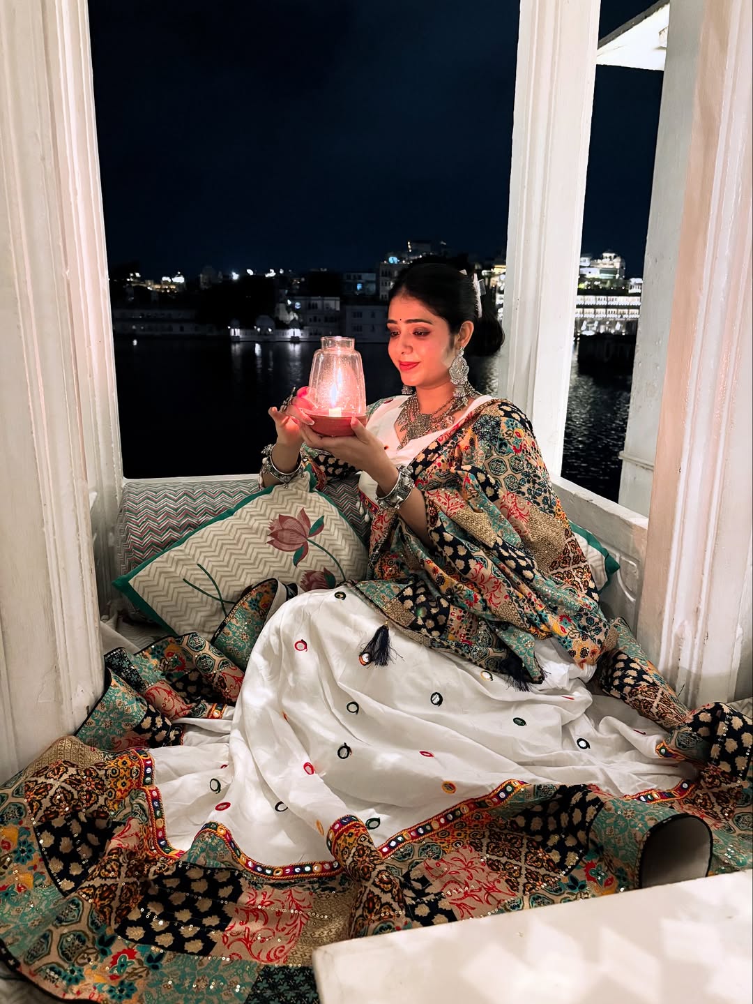 –A Blend of Royal Elegance & Modern Grace Navratri Lehanga Choli Set