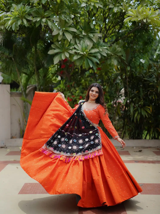 Rangtaali Fire – Bold in Orange & Black
