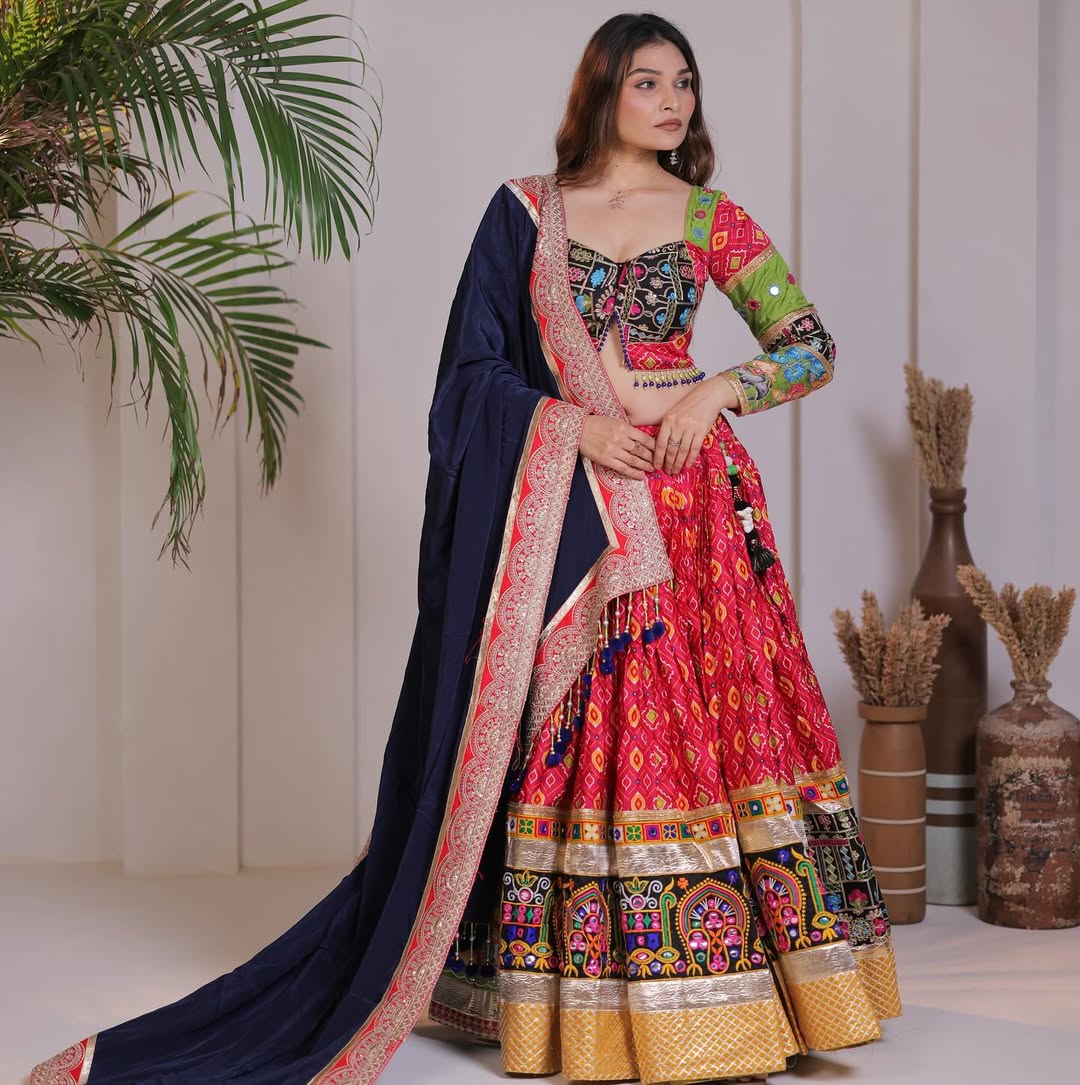Vibrant Traditional Navratri Lehenga Choli Set