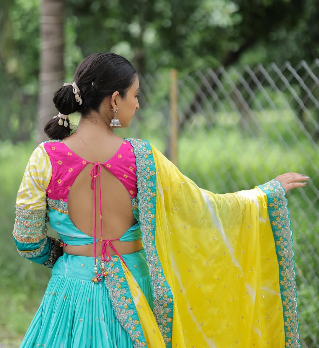 Sunshine Glow Navratri Lehenga Choli Set