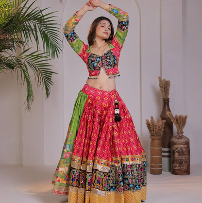 Vibrant Traditional Navratri Lehenga Choli Set