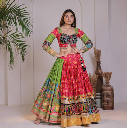 Vibrant Traditional Navratri Lehenga Choli Set