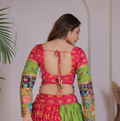 Vibrant Traditional Navratri Lehenga Choli Set