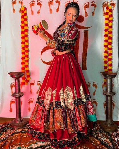LaalZehar Lehenga