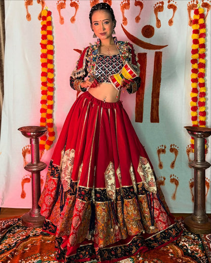 LaalZehar Lehenga