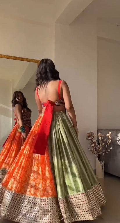 Multi Patchwork Lehenga