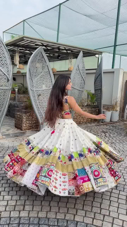 Raas Rachayi Patchwork Lehenga Choli