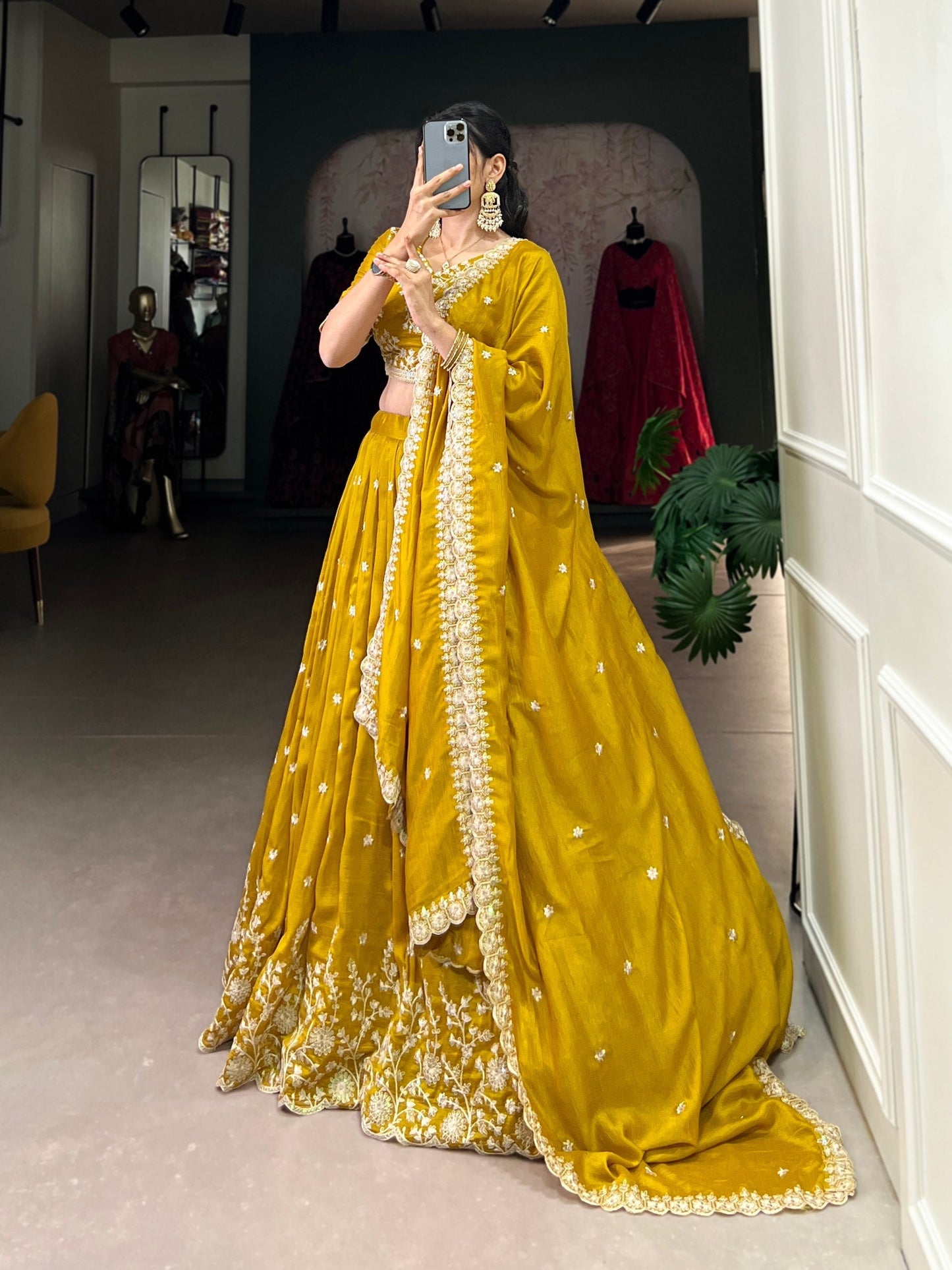 The Majestic Bride A Gown of Zari Magic and Graceful Charm